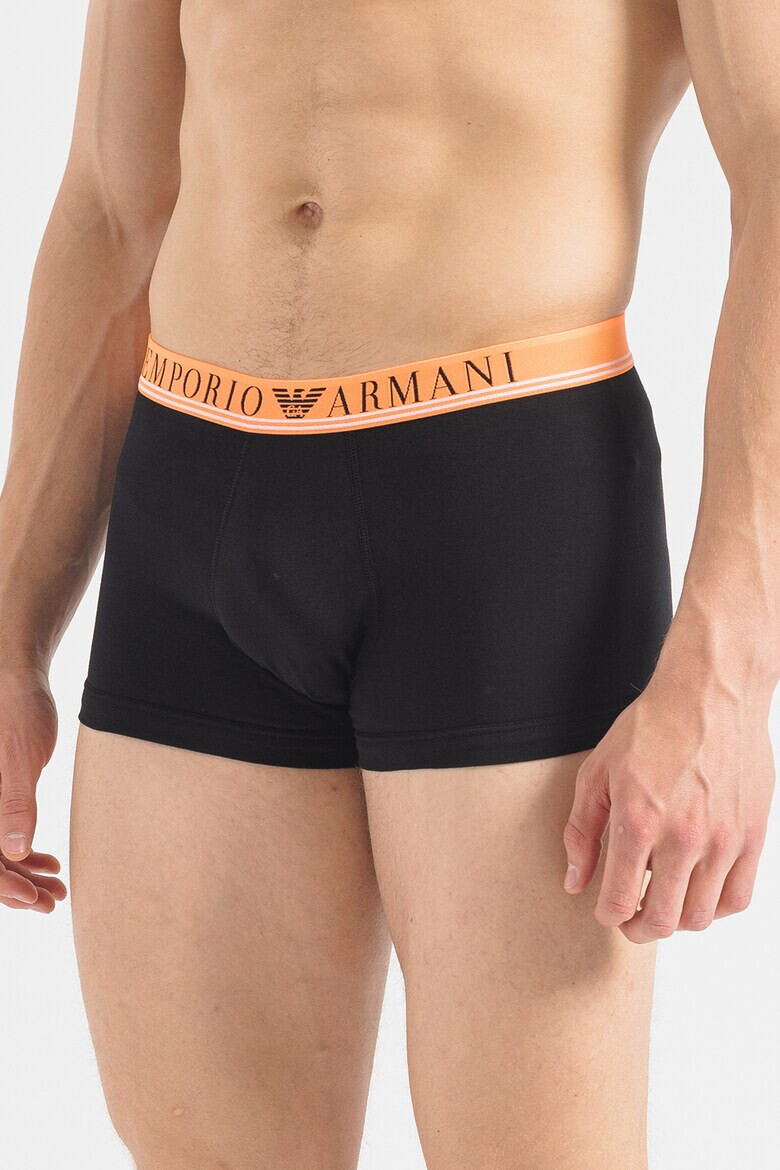 Emporio Armani Underwear Боксерки с лого на талията - 3 чифта - Pepit.bg