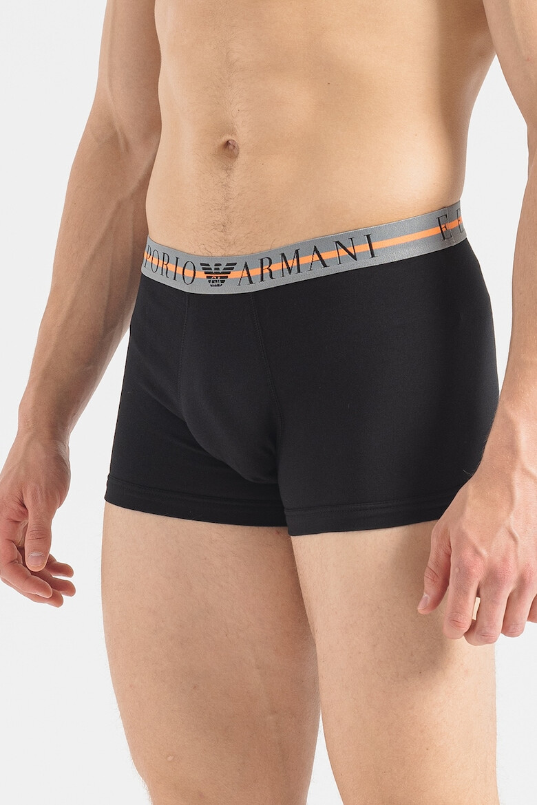 Emporio Armani Underwear Боксерки с лого на талията - 3 чифта - Pepit.bg