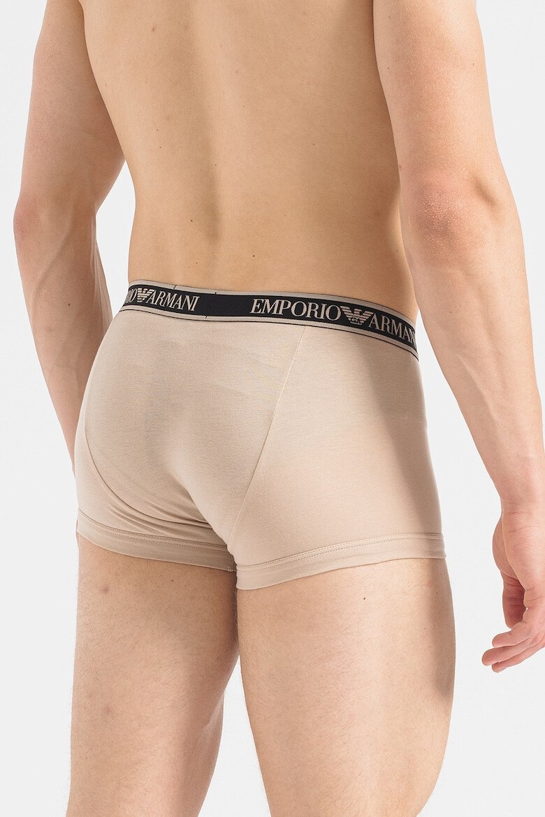 Emporio Armani Underwear Боксерки с лого на талията - 3 чифта - Pepit.bg