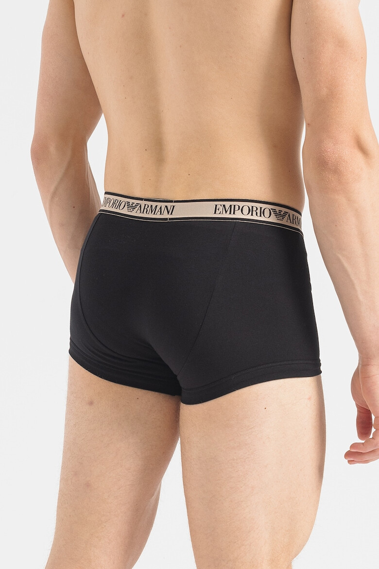 Emporio Armani Underwear Боксерки с лого на талията - 3 чифта - Pepit.bg