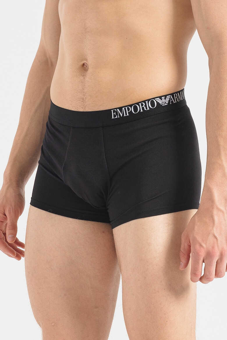 Emporio Armani Underwear Боксерки с лого на талията - 3 чифта - Pepit.bg