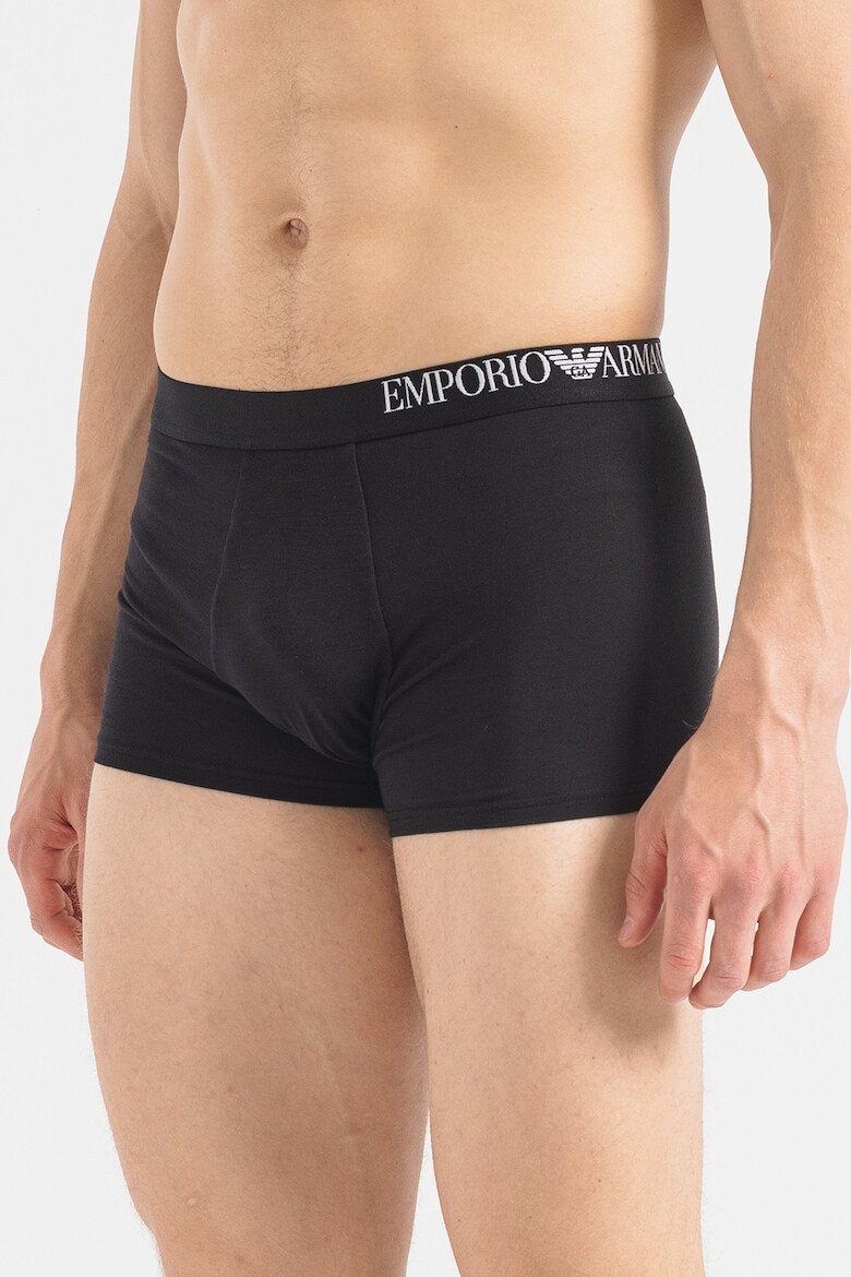 Emporio Armani Underwear Боксерки с лого на талията - 3 чифта - Pepit.bg