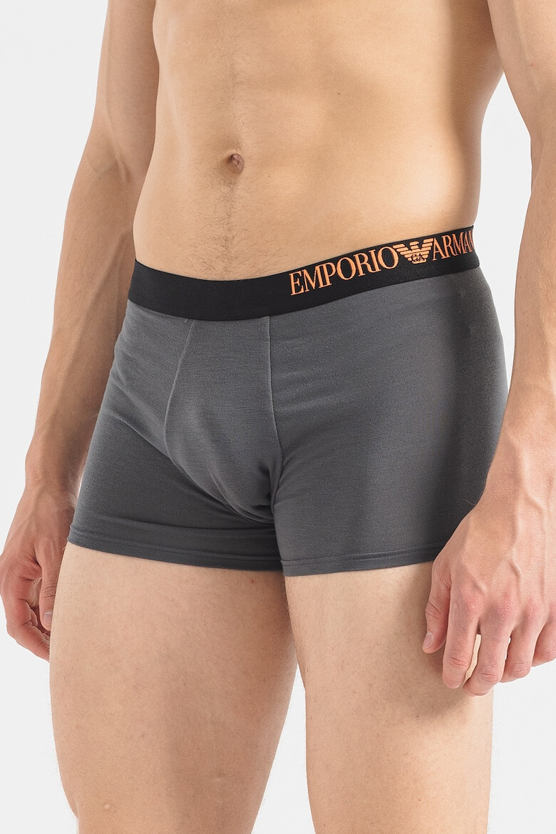 Emporio Armani Underwear Боксерки с лого на талията - 3 чифта - Pepit.bg