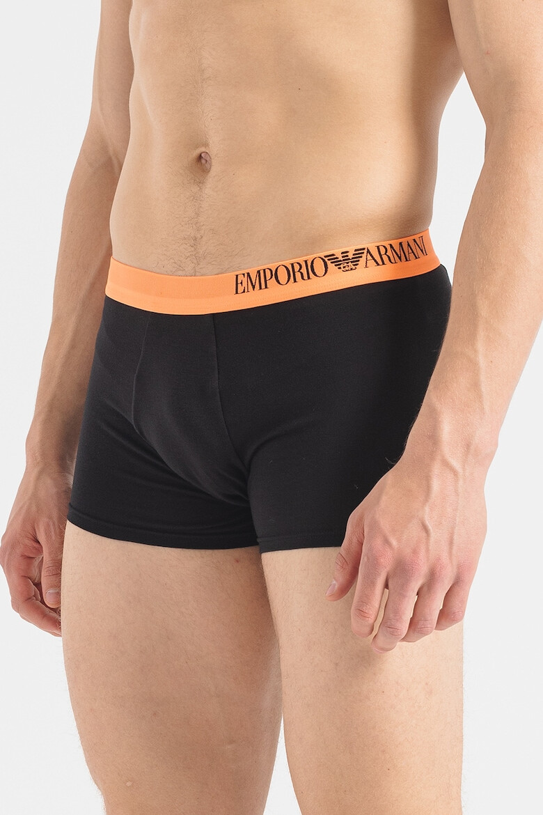 Emporio Armani Underwear Боксерки с лого на талията - 3 чифта - Pepit.bg