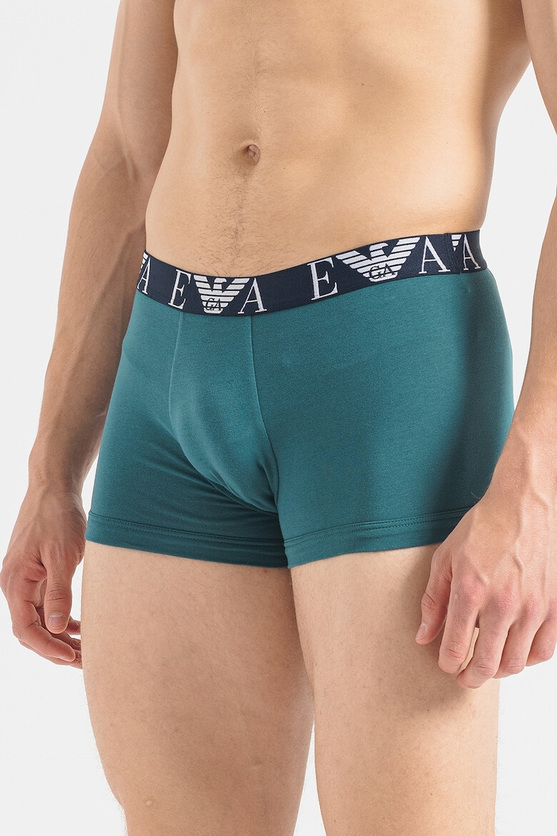 Emporio Armani Underwear Боксерки с лого на талията - 3 чифта - Pepit.bg