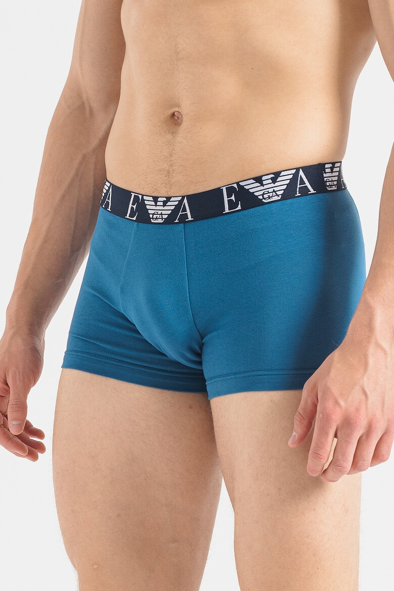 Emporio Armani Underwear Боксерки с лого на талията - 3 чифта - Pepit.bg