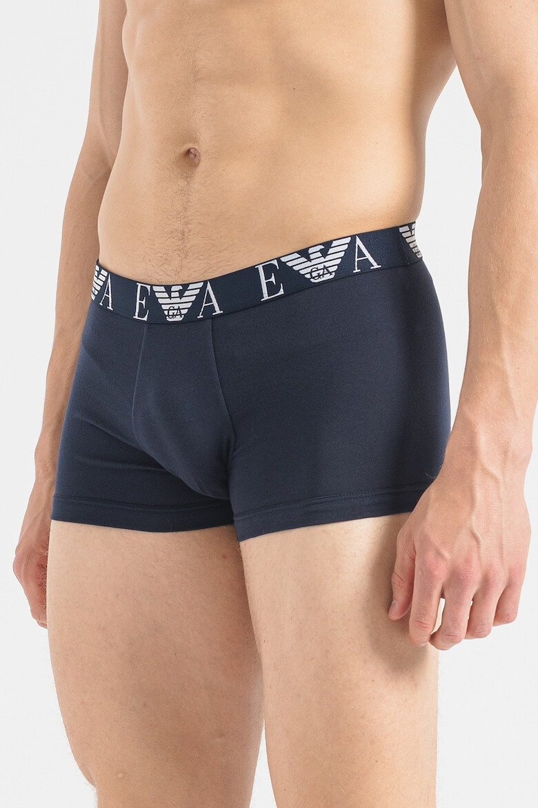 Emporio Armani Underwear Боксерки с лого на талията - 3 чифта - Pepit.bg