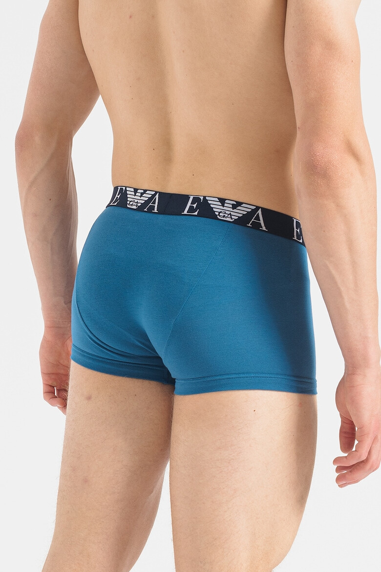 Emporio Armani Underwear Боксерки с лого на талията - 3 чифта - Pepit.bg