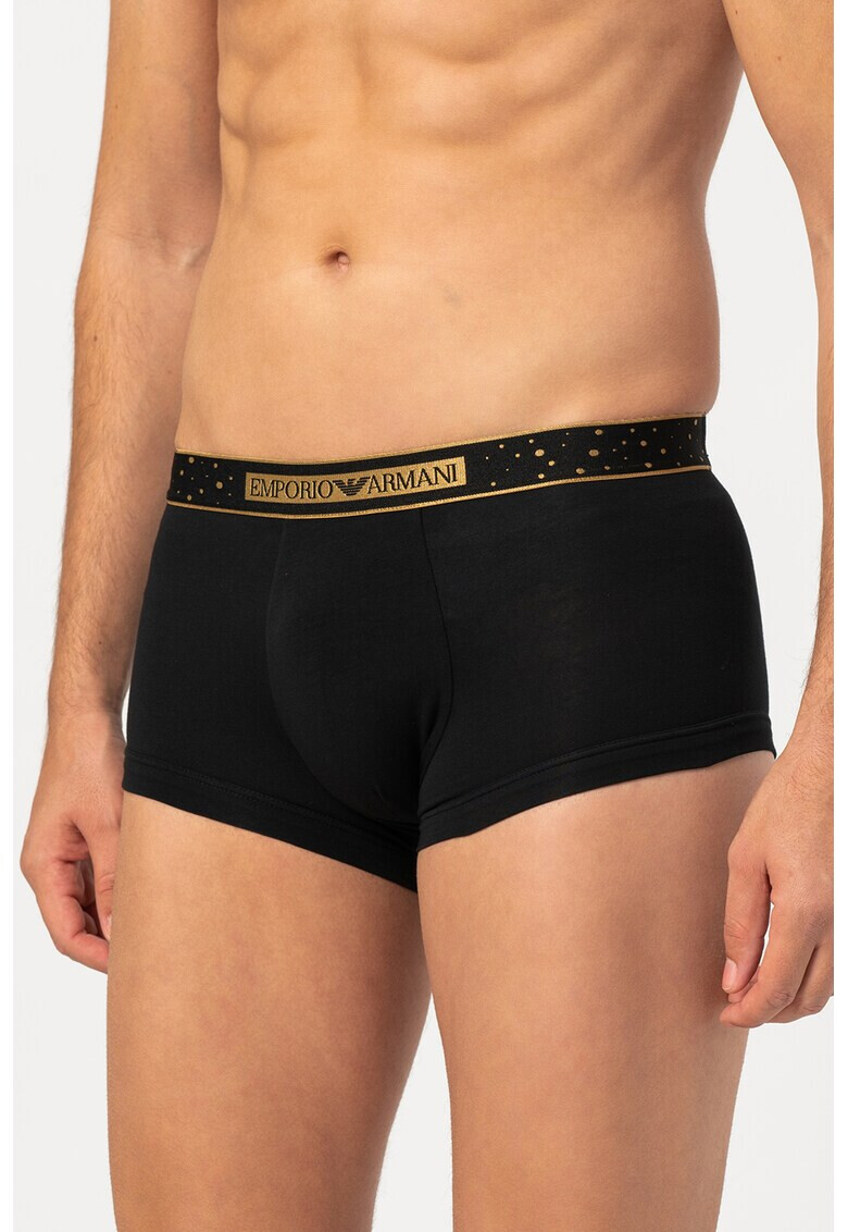 Emporio Armani Underwear Боксерки с лого на талията - 2 чифта - Pepit.bg