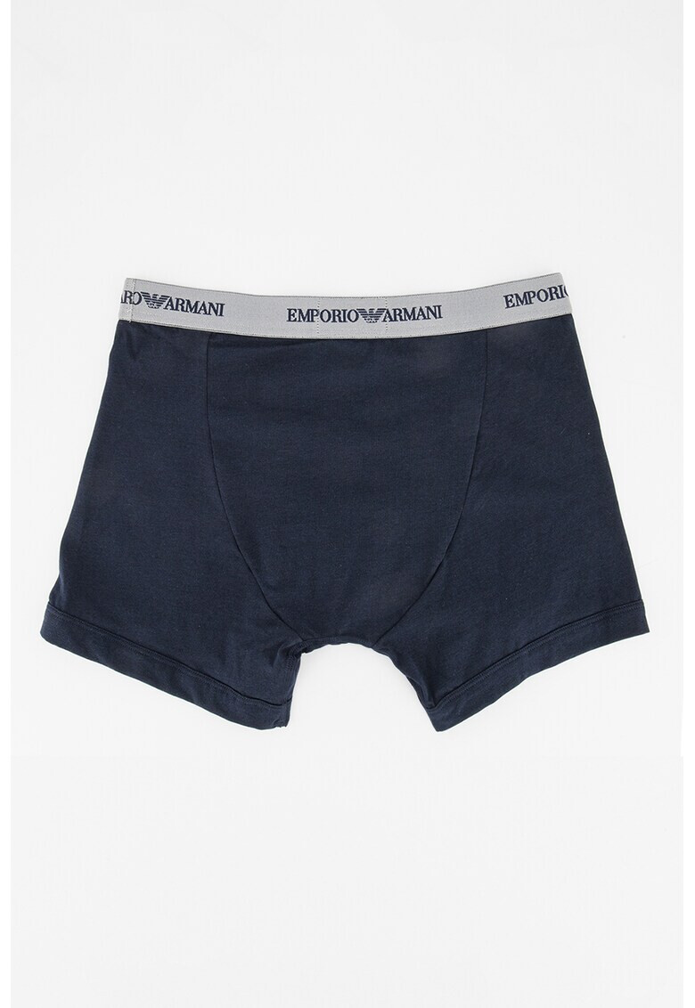 Emporio Armani Underwear Боксерки с лого на талията - 2 чифта - Pepit.bg