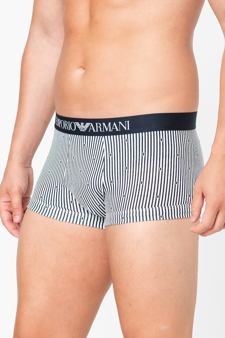 Emporio Armani Underwear Боксерки с лого на талията - 2 чифта - Pepit.bg