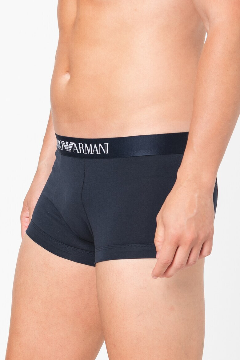 Emporio Armani Underwear Боксерки с лого на талията - 2 чифта - Pepit.bg