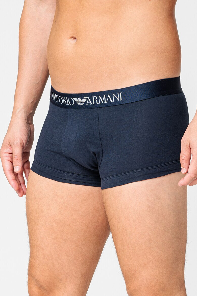 Emporio Armani Underwear Боксерки с лого на талията - 2 чифта - Pepit.bg