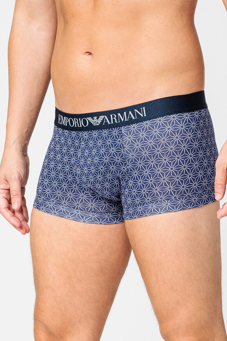 Emporio Armani Underwear Боксерки с лого на талията - 2 чифта - Pepit.bg