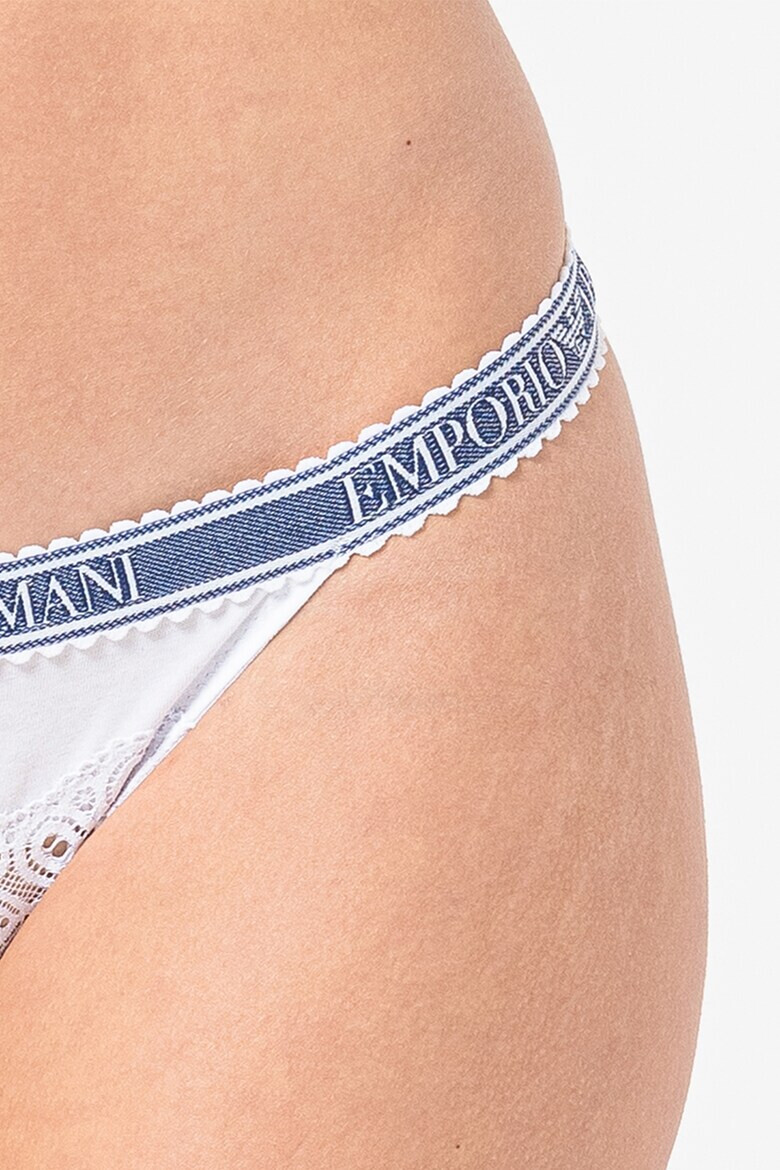 Emporio Armani Underwear Дантелена бразилиана - 2 чифта - Pepit.bg