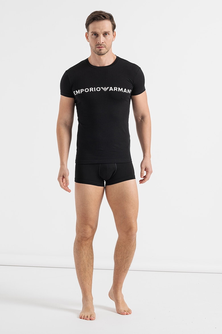 Emporio Armani Underwear Домашна тениска и боксерки с лого - Pepit.bg