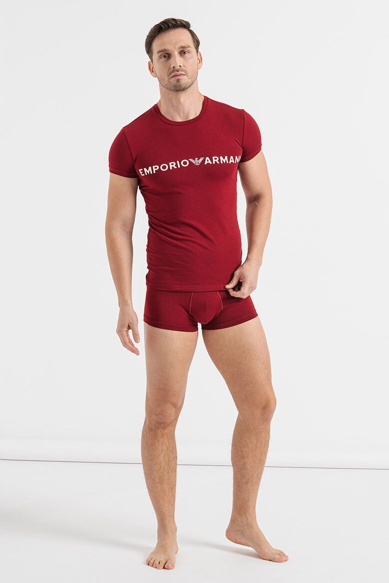 Emporio Armani Underwear Домашна тениска и боксерки с лого - Pepit.bg