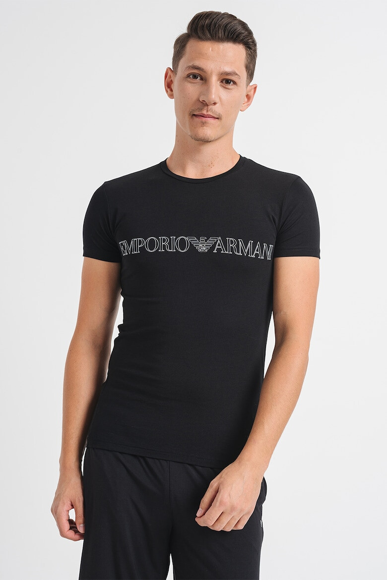 Emporio Armani Underwear Домашна тениска с лого - Pepit.bg