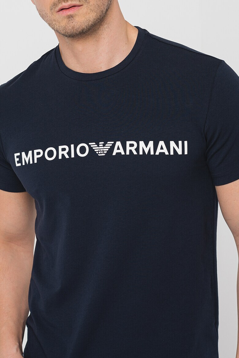 Emporio Armani Underwear Къса пижама с лого - Pepit.bg