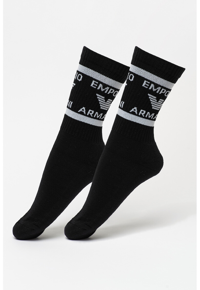Emporio Armani Underwear Къси чорапи с лого 2 чифта - Pepit.bg