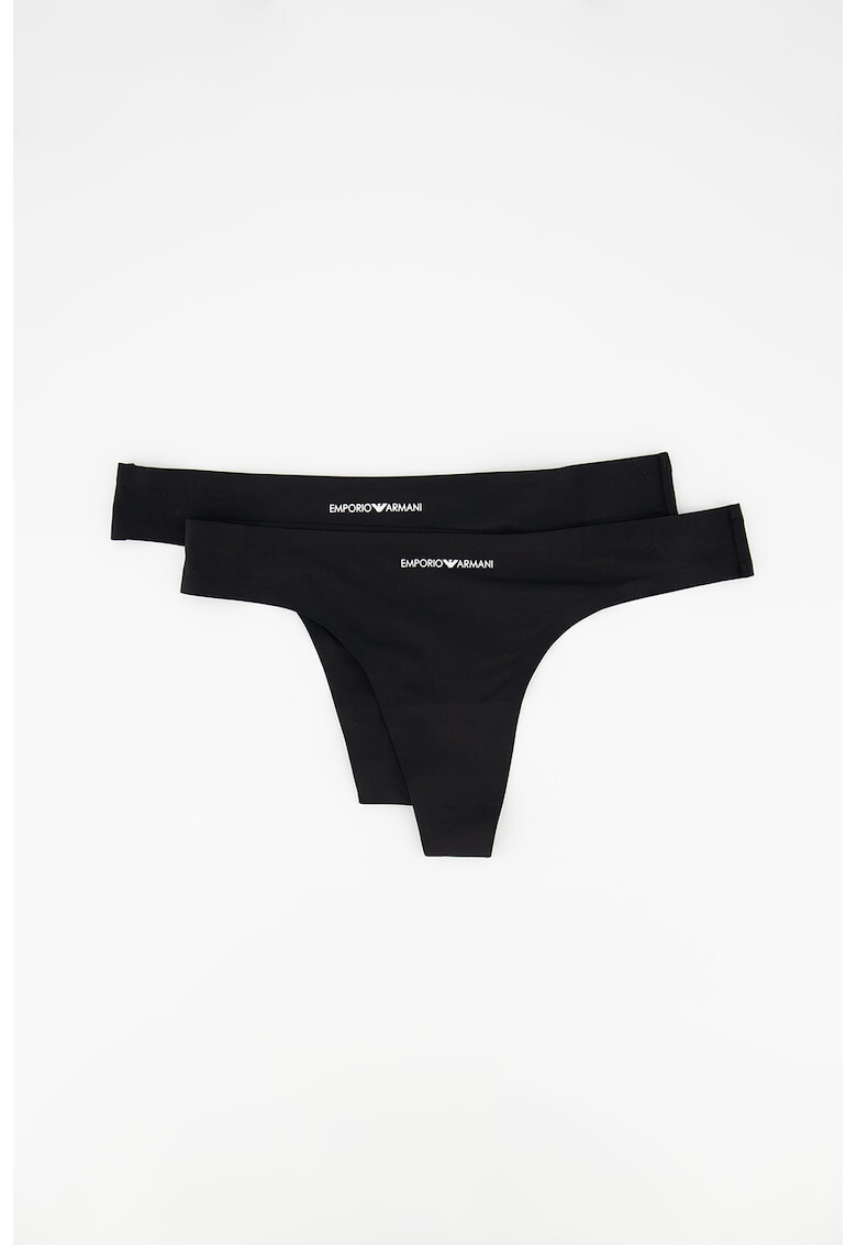 Emporio Armani Underwear Микрофибърна танга - 2 чифта - Pepit.bg