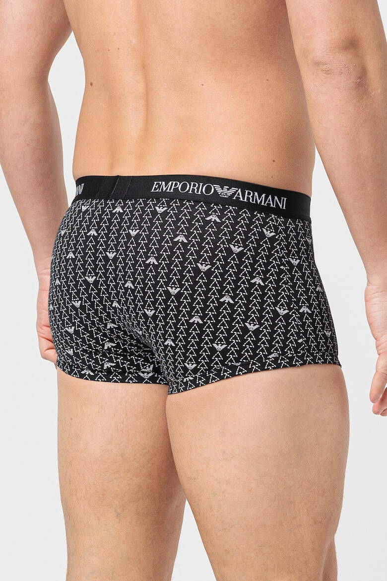 Emporio Armani Underwear Памучни боксерки с лого - 3 чифта - Pepit.bg