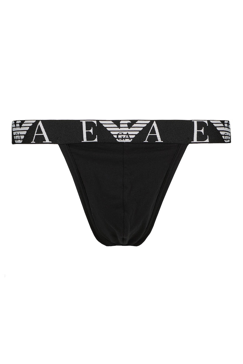 Emporio Armani Underwear Слипове с лого - 2 чифта - Pepit.bg