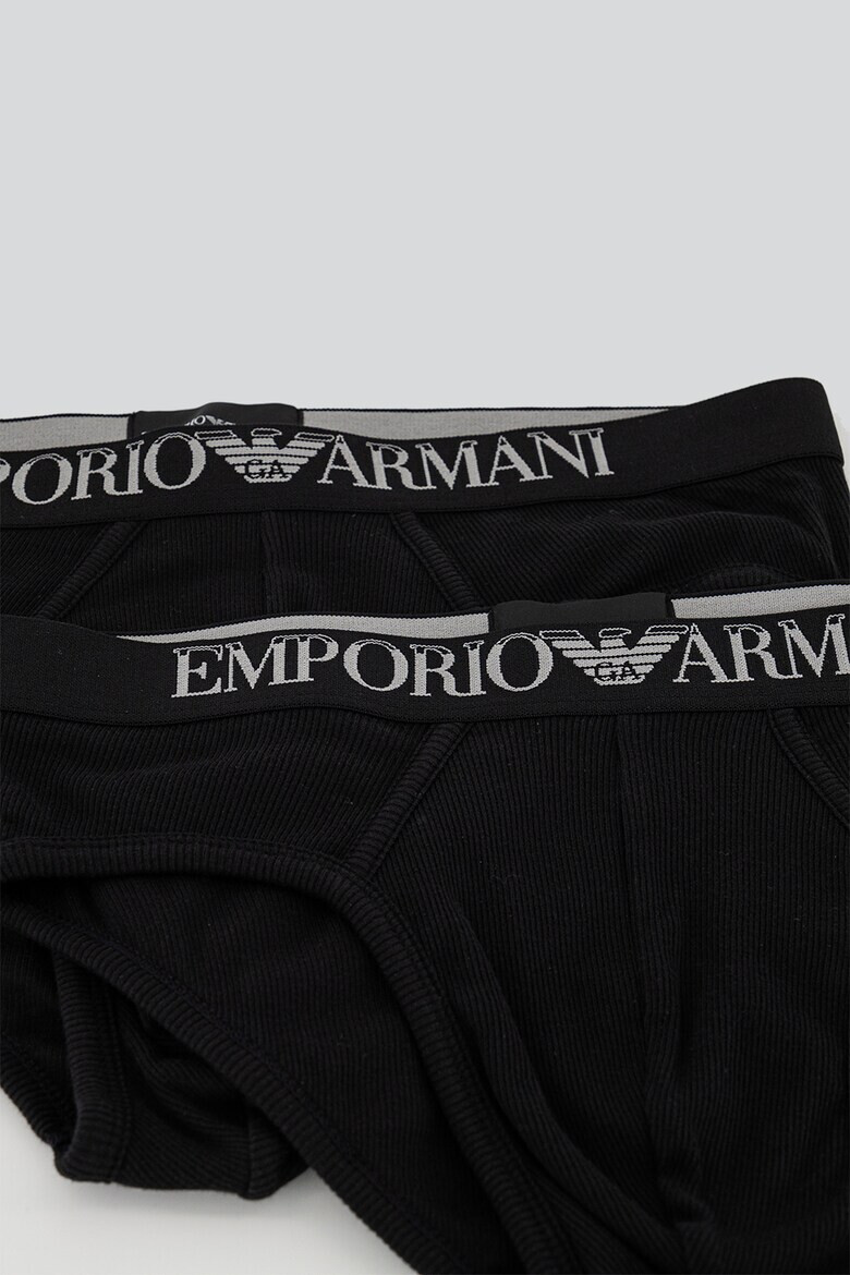 Emporio Armani Underwear Слипове с лого 2 чифта - Pepit.bg