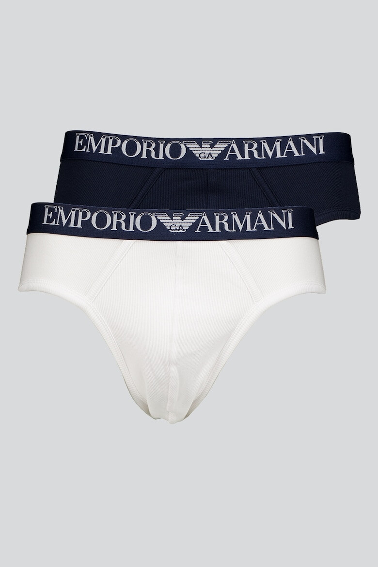 Emporio Armani Underwear Слипове с лого 2 чифта - Pepit.bg