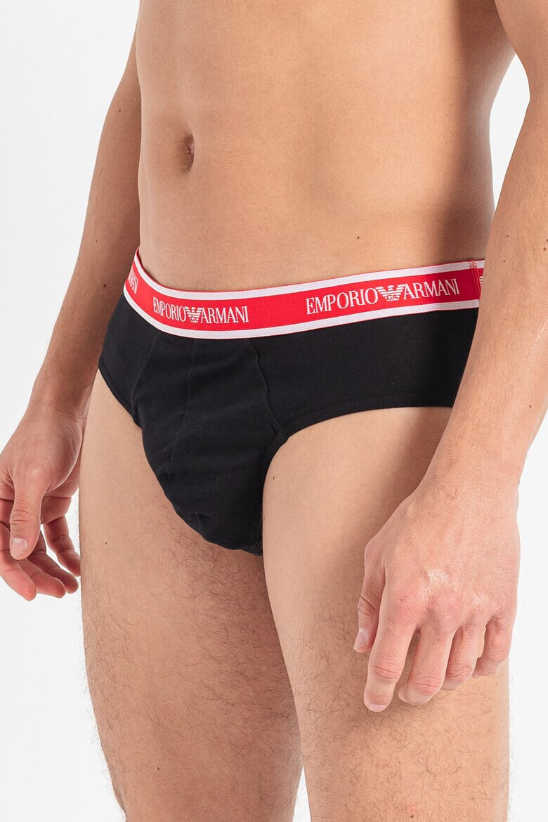 Emporio Armani Underwear Слипове с лого 3 чифта - Pepit.bg