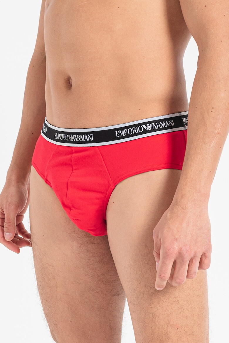 Emporio Armani Underwear Слипове с лого 3 чифта - Pepit.bg