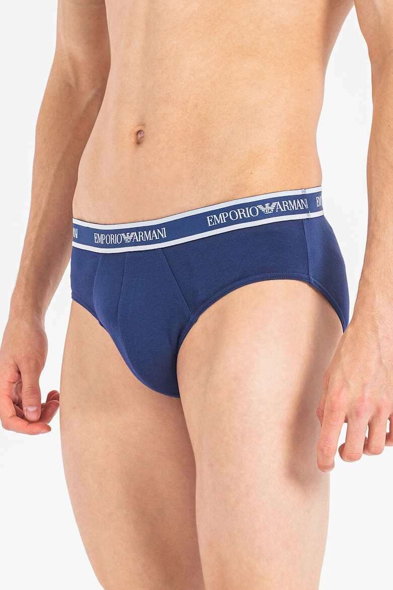 Emporio Armani Underwear Слипове с лого 3 чифта - Pepit.bg