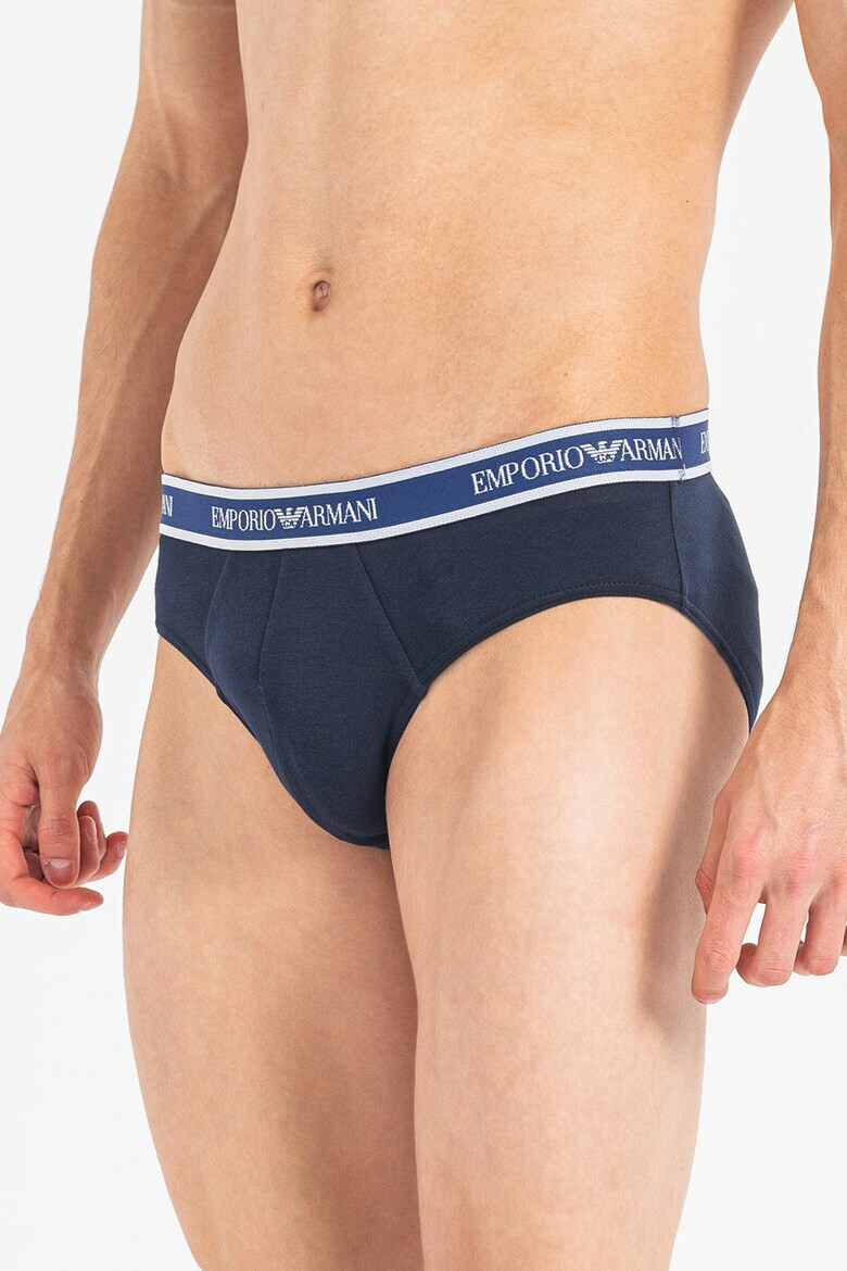 Emporio Armani Underwear Слипове с лого 3 чифта - Pepit.bg