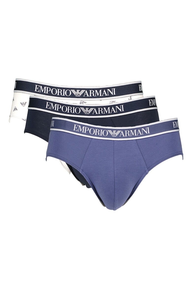 Emporio Armani Underwear Слипове с лого 3 чифта - Pepit.bg