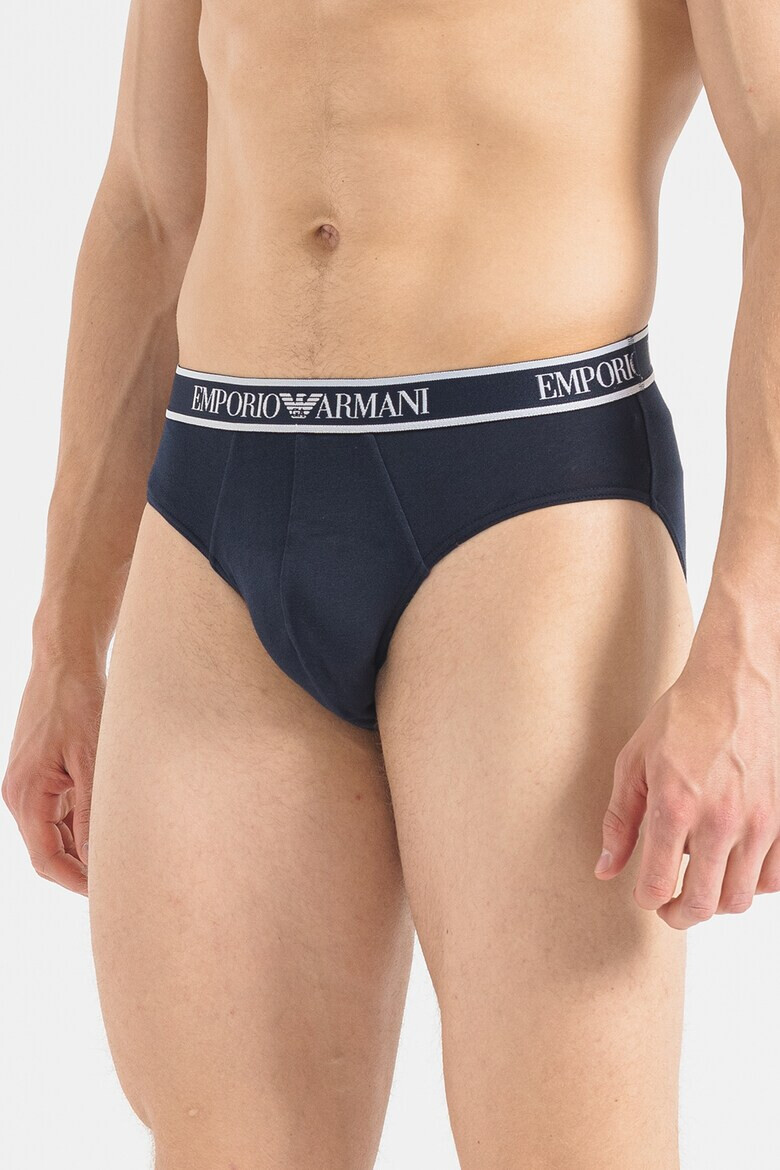 Emporio Armani Underwear Слипове с лого 3 чифта - Pepit.bg