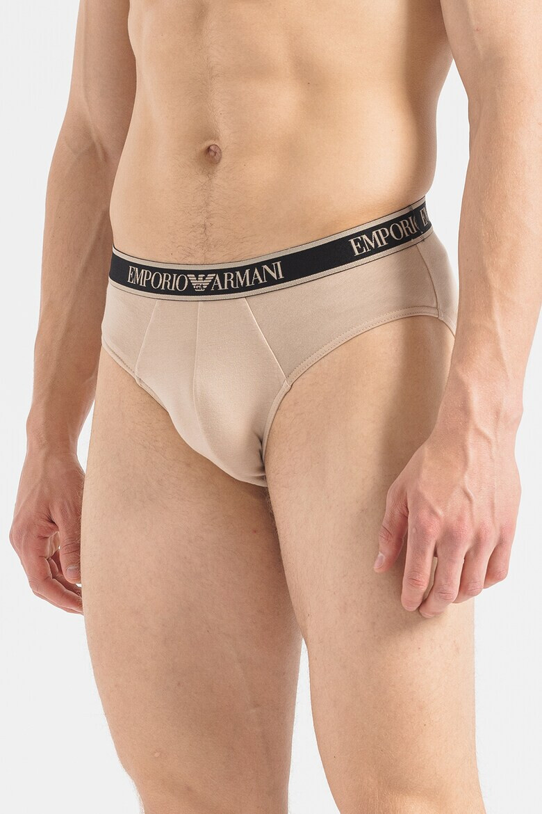 Emporio Armani Underwear Слипове с лого 3 чифта - Pepit.bg