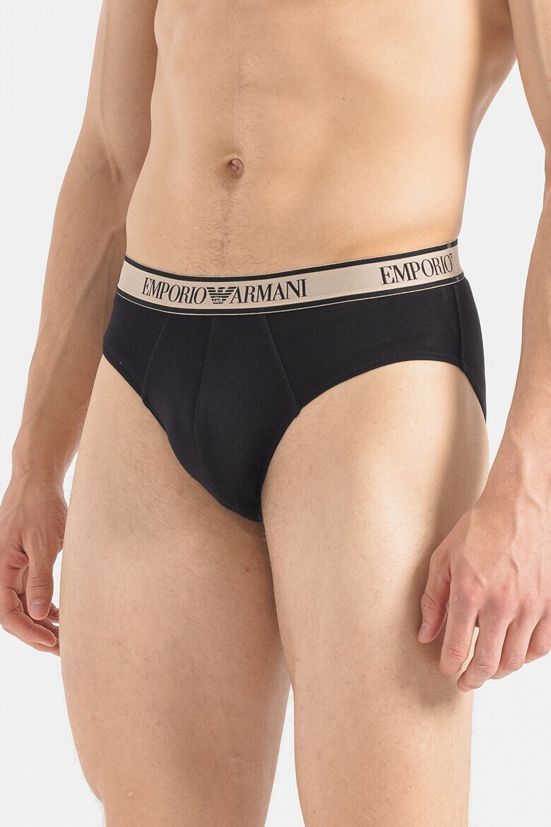 Emporio Armani Underwear Слипове с лого 3 чифта - Pepit.bg