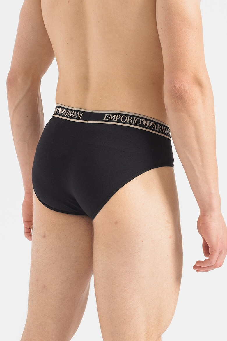 Emporio Armani Underwear Слипове с лого 3 чифта - Pepit.bg