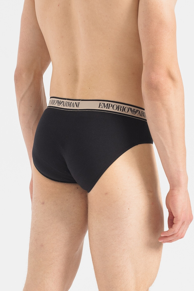 Emporio Armani Underwear Слипове с лого 3 чифта - Pepit.bg