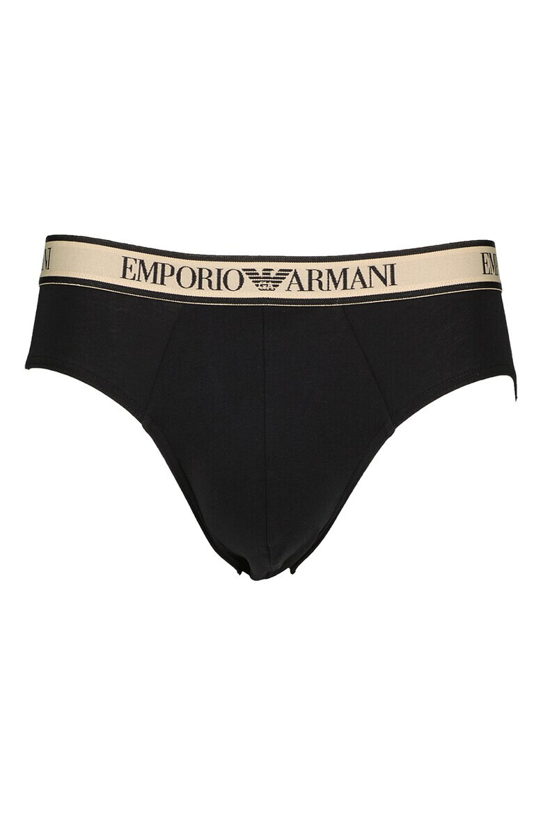 Emporio Armani Underwear Слипове с лого 3 чифта - Pepit.bg