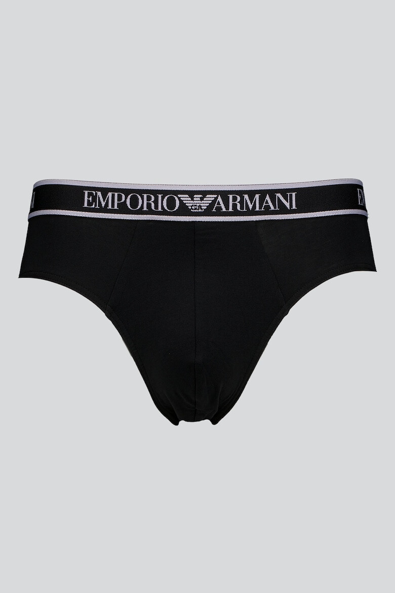 Emporio Armani Underwear Слипове с лого 3 чифта - Pepit.bg