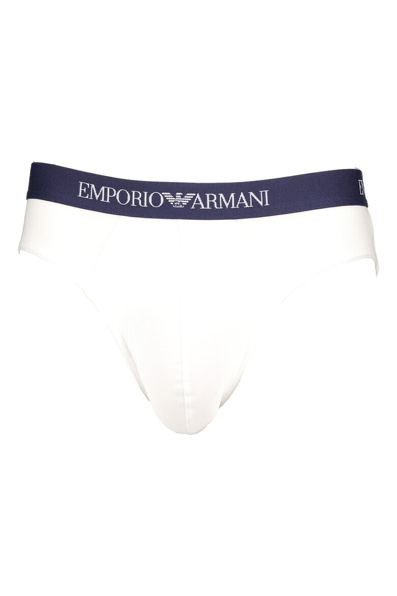 Emporio Armani Underwear Слипове с лого на талията - 3 чифта - Pepit.bg