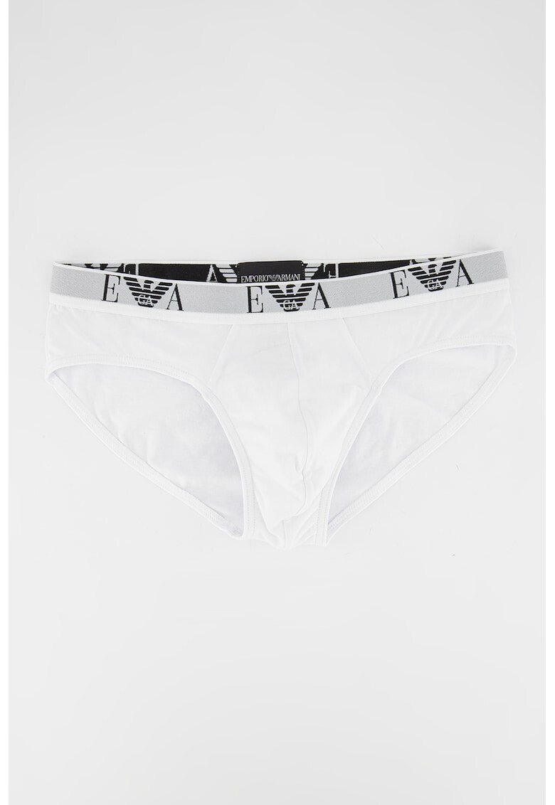 Emporio Armani Underwear Слипове с лого на талията - 2 чифта - Pepit.bg