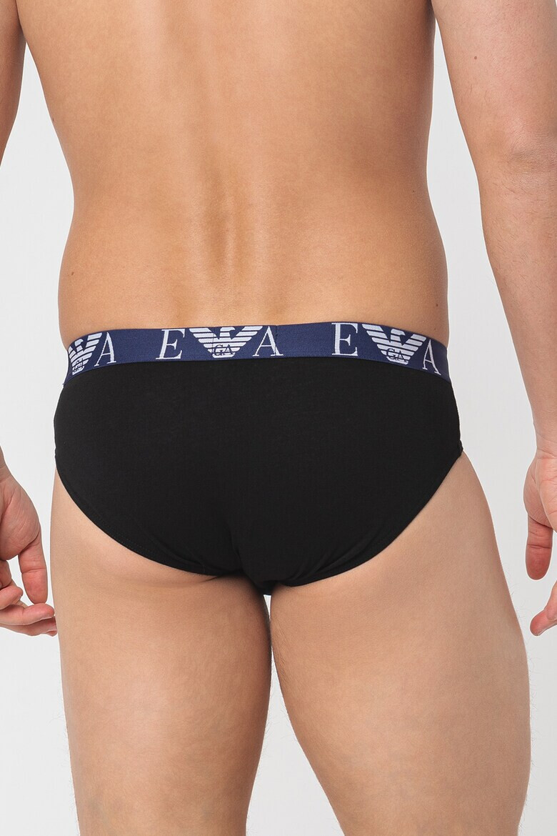 Emporio Armani Underwear Слипове с памук - 3 чифта - Pepit.bg