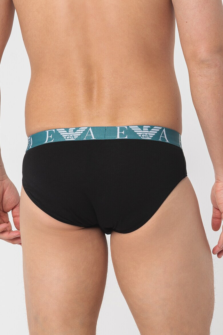 Emporio Armani Underwear Слипове с памук - 3 чифта - Pepit.bg