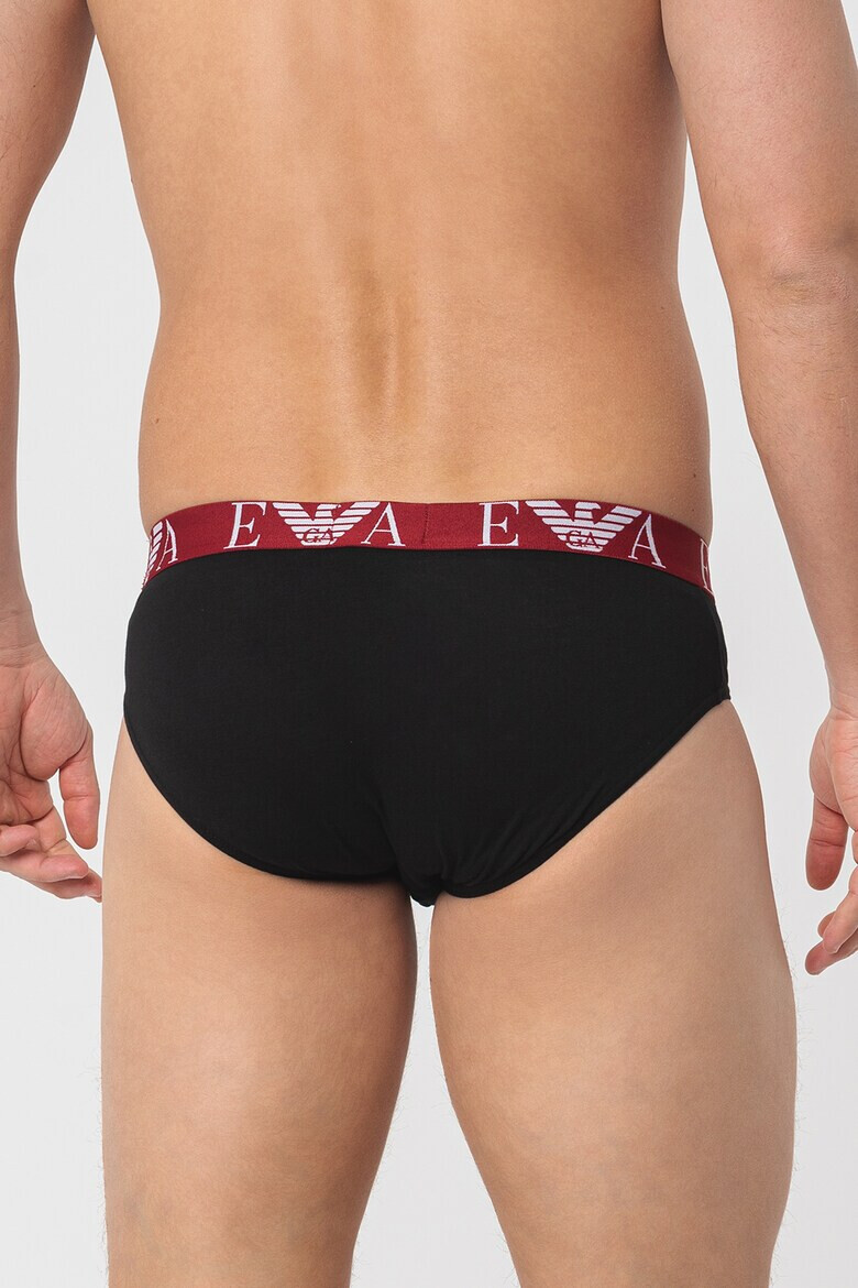 Emporio Armani Underwear Слипове с памук - 3 чифта - Pepit.bg