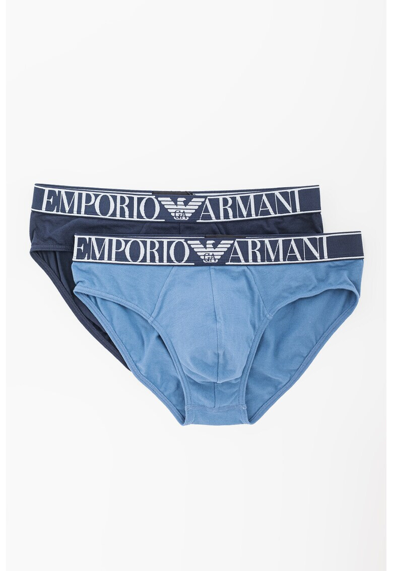 Emporio Armani Underwear Слипове с лого 2 чифта - Pepit.bg