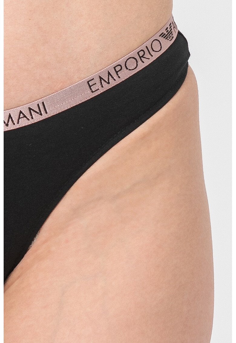 Emporio Armani Underwear Танга с еластична талия - Pepit.bg