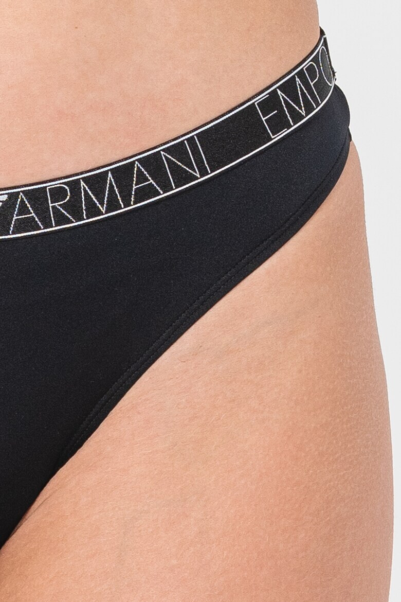 Emporio Armani Underwear Танга с лого - 2 чифта - Pepit.bg