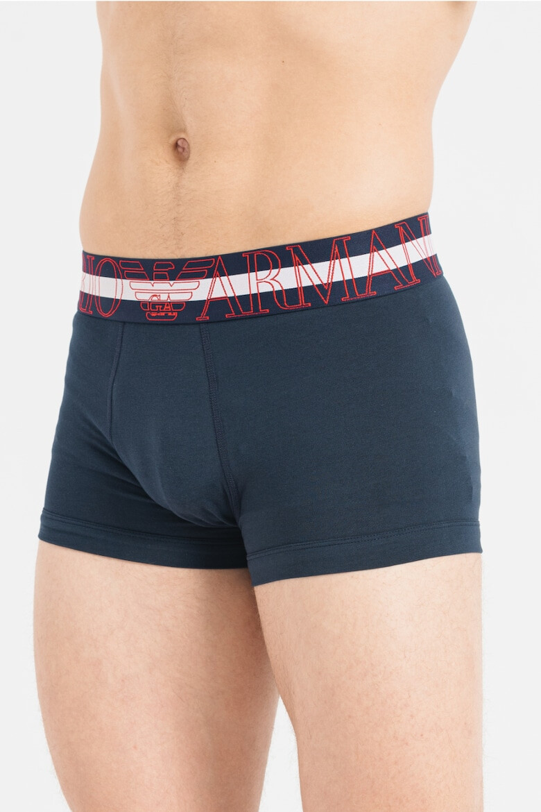 Emporio Armani Underwear Тениска с лого и боксерки - 2 части - Pepit.bg